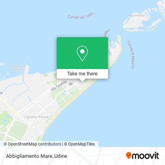 Abbigliamento Mare map