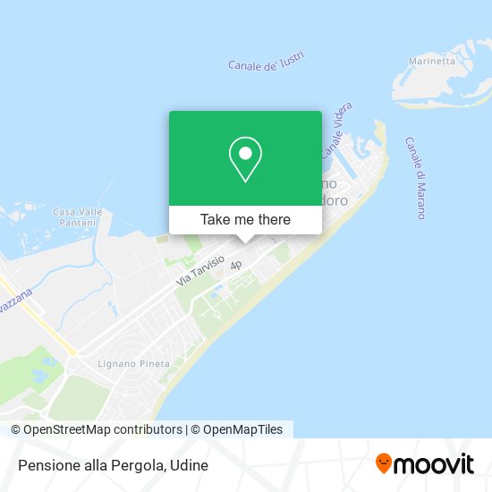 Pensione alla Pergola map