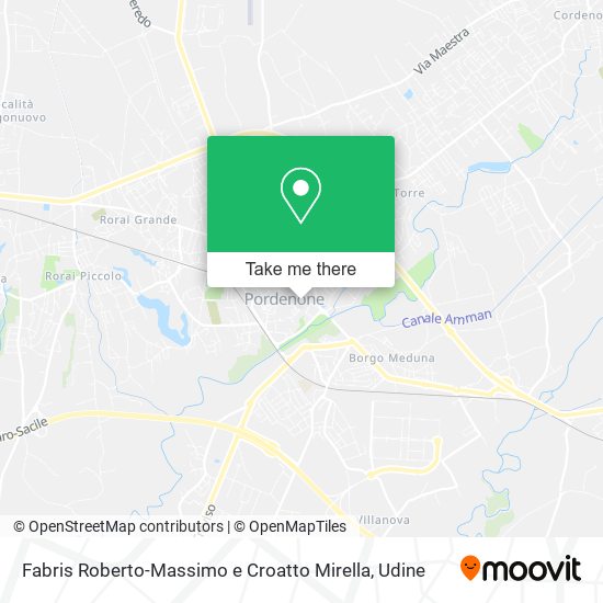 Fabris Roberto-Massimo e Croatto Mirella map