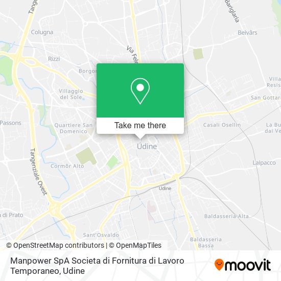 Manpower SpA Societa di Fornitura di Lavoro Temporaneo map