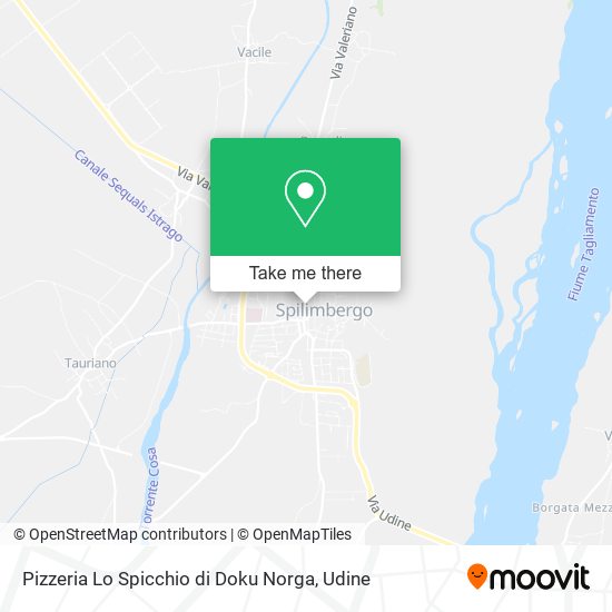 Pizzeria Lo Spicchio di Doku Norga map