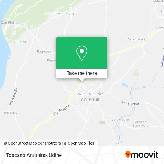 Toscano Antonino map