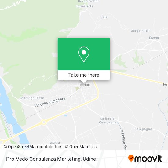 Pro-Vedo Consulenza Marketing map