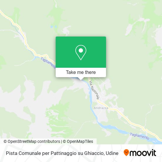 Pista Comunale per Pattinaggio su Ghiaccio map