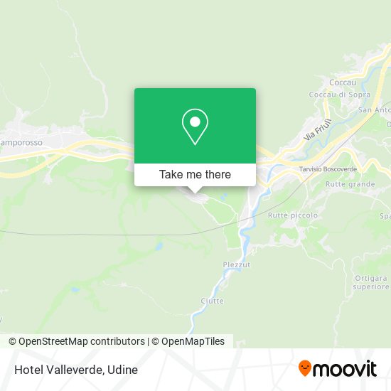 Hotel Valleverde map