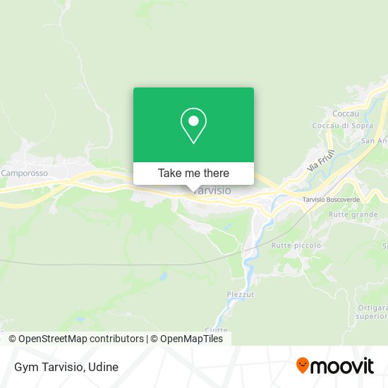 Gym Tarvisio map