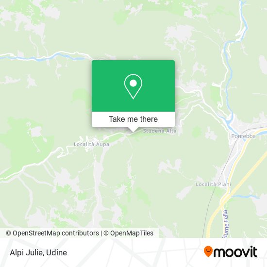 Alpi Julie map