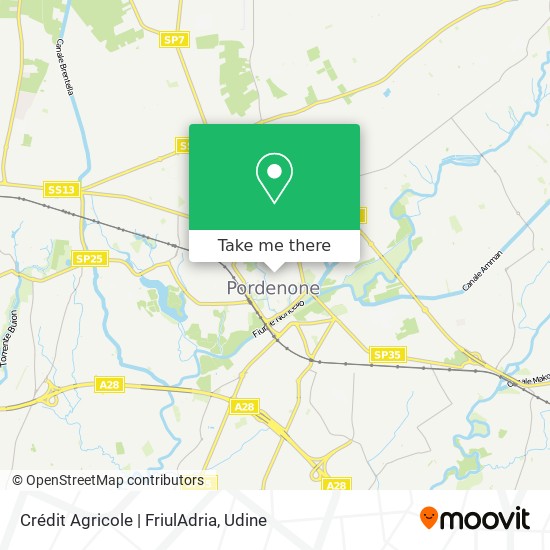 Crédit Agricole | FriulAdria map