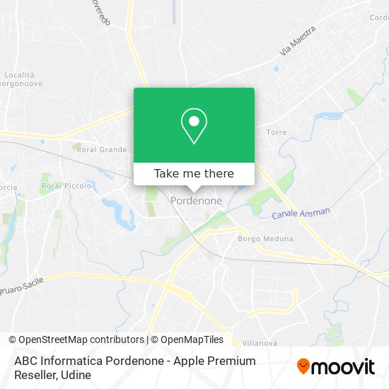 ABC Informatica Pordenone - Apple Premium Reseller map