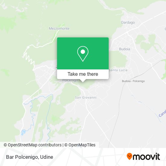 Bar Polcenigo map