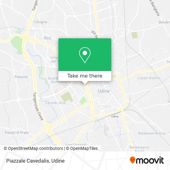 Piazzale Cavedalis map