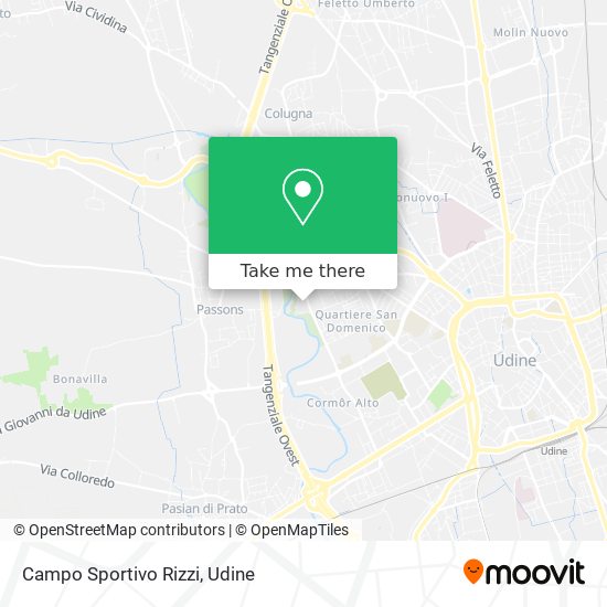 Campo Sportivo Rizzi map