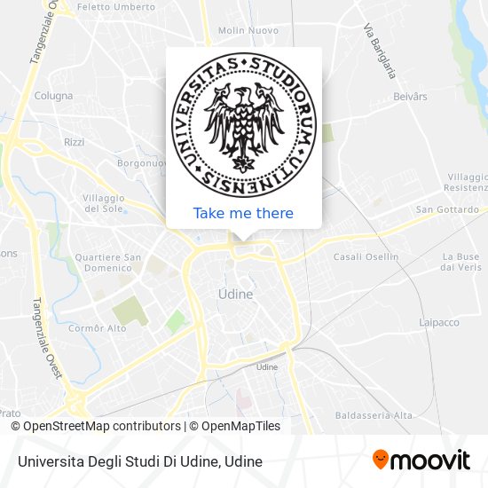 Universita Degli Studi Di Udine map
