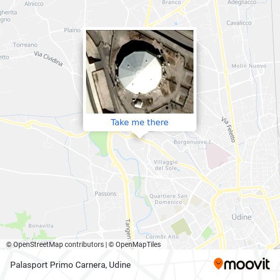 Palasport Primo Carnera map
