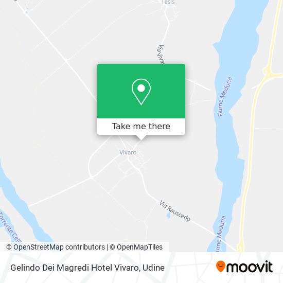 Gelindo Dei Magredi Hotel Vivaro map