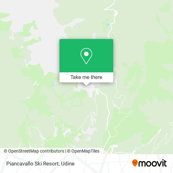 Piancavallo Ski Resort map