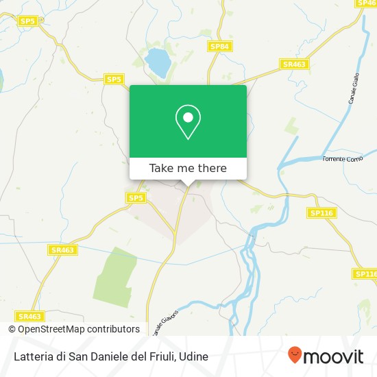 Latteria di San Daniele del Friuli map