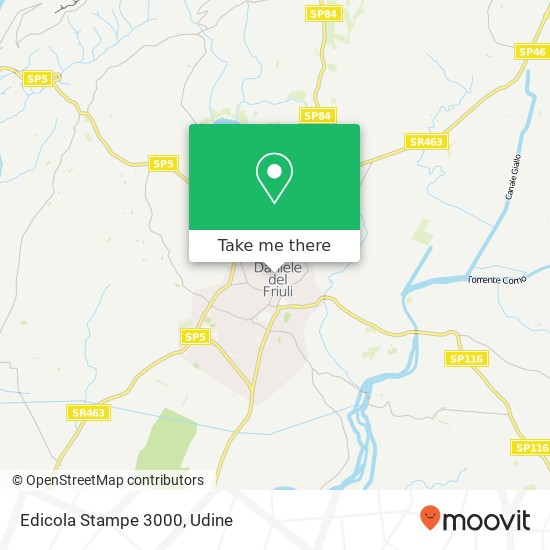 Edicola Stampe 3000 map