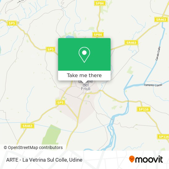 ARTE - La Vetrina Sul Colle map