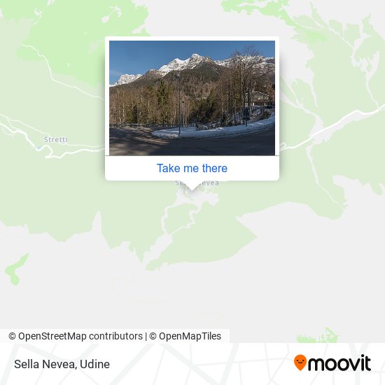 Sella Nevea map