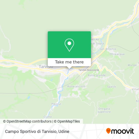 Campo Sportivo di Tarvisio map