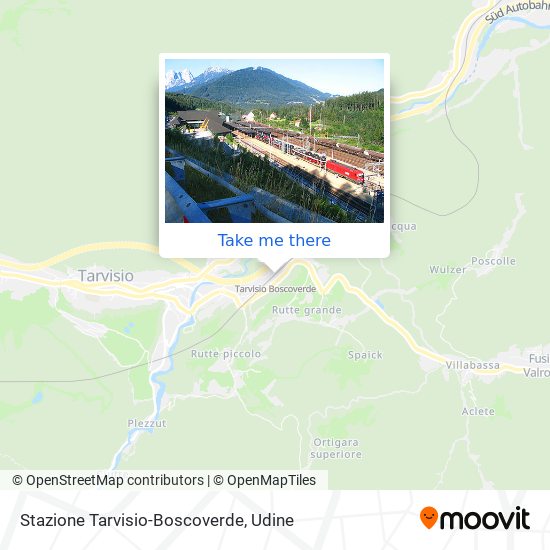 Stazione Tarvisio-Boscoverde map