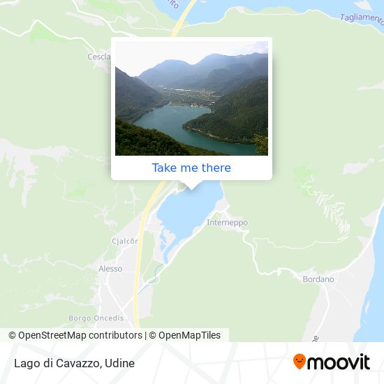 Lago di Cavazzo map