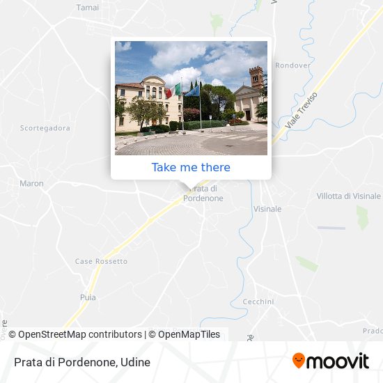 Prata di Pordenone map