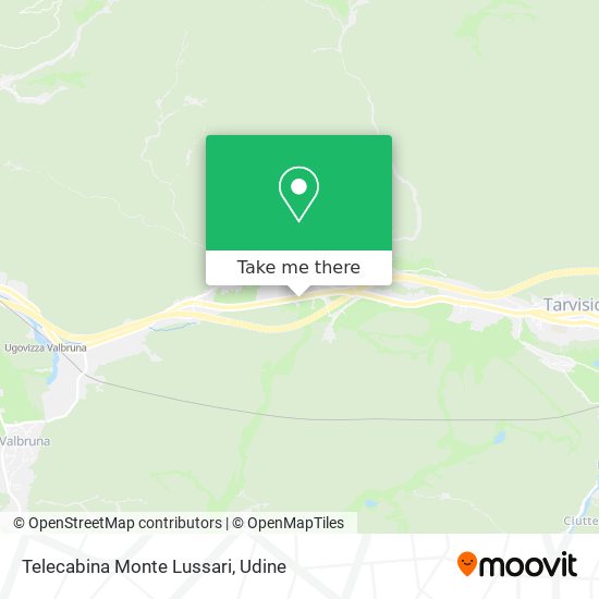 Telecabina Monte Lussari map