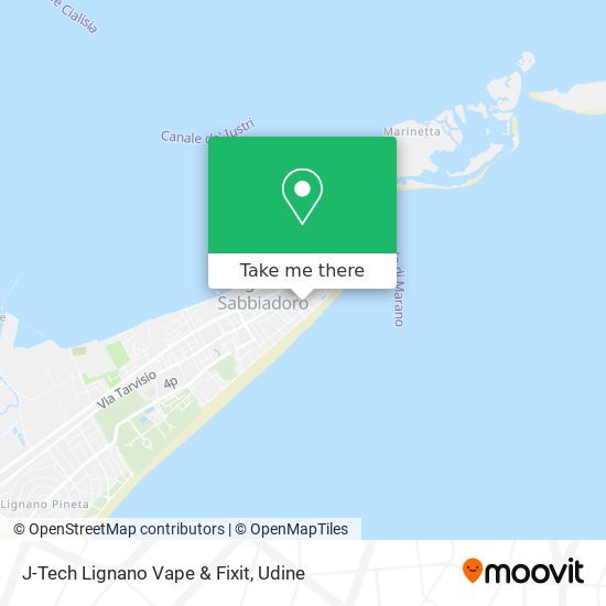 J-Tech Lignano Vape & Fixit map