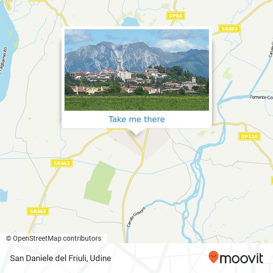 San Daniele del Friuli map