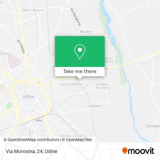 Via Morosina, 24 map