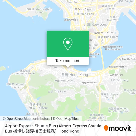Airport Express Shuttle Bus地圖
