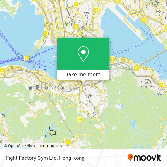 Fight Factory Gym Ltd map