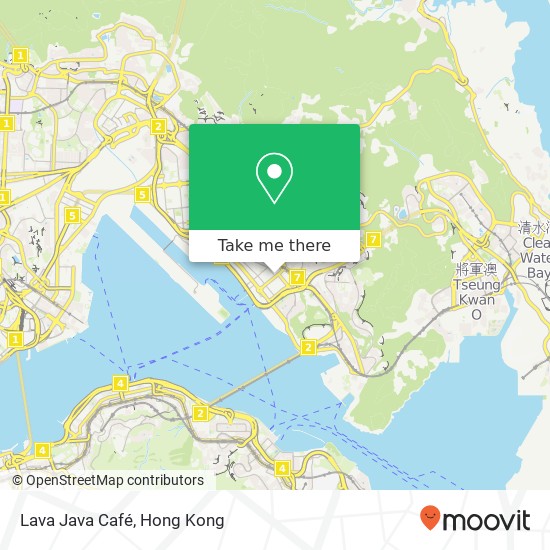 Lava Java Café map