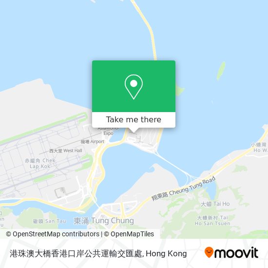 港珠澳大橋香港口岸公共運輸交匯處 map