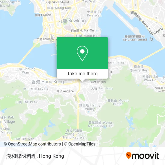 漢和韓國料理地圖