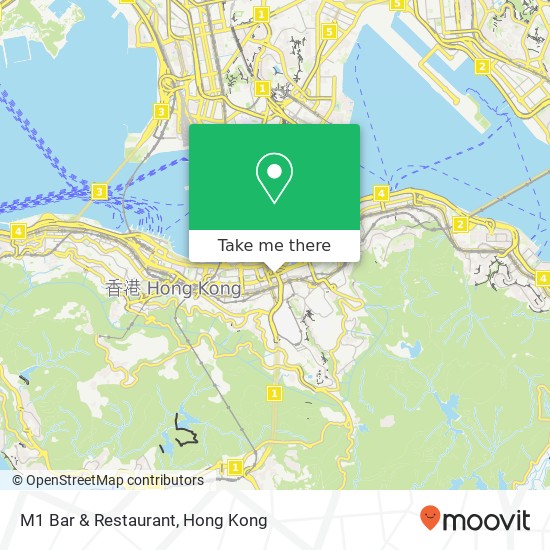 M1 Bar & Restaurant map