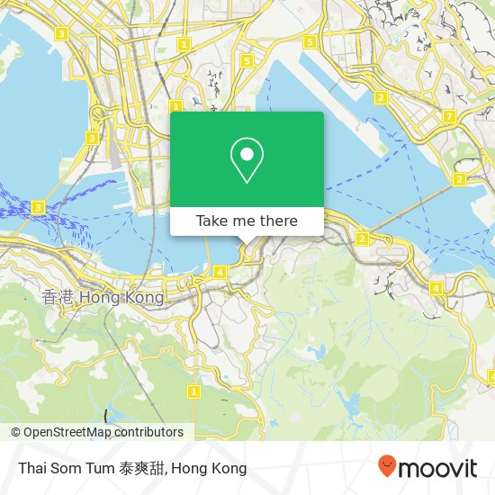 Thai Som Tum 泰爽甜 map