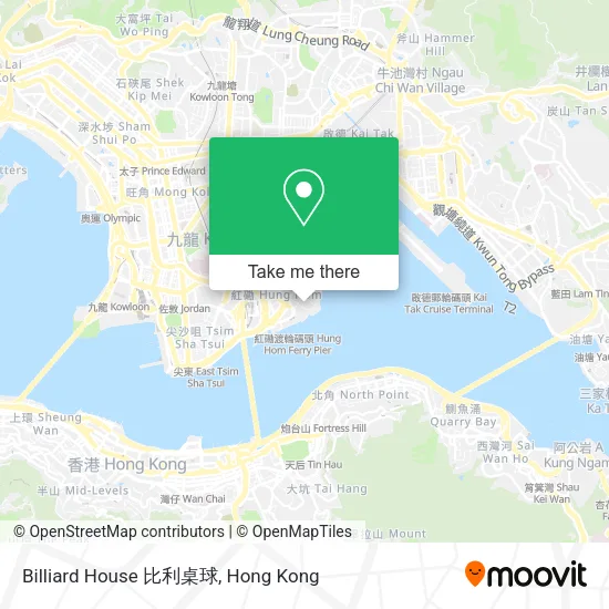 Billiard House 比利桌球 map