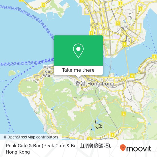 Peak Café & Bar map