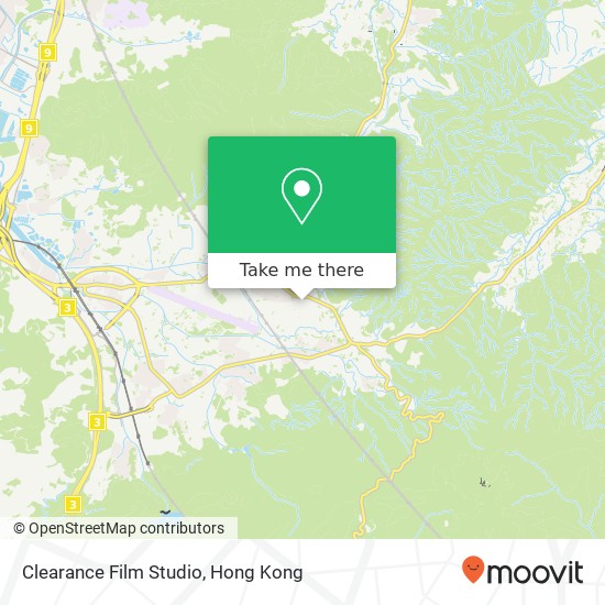 Clearance Film Studio map