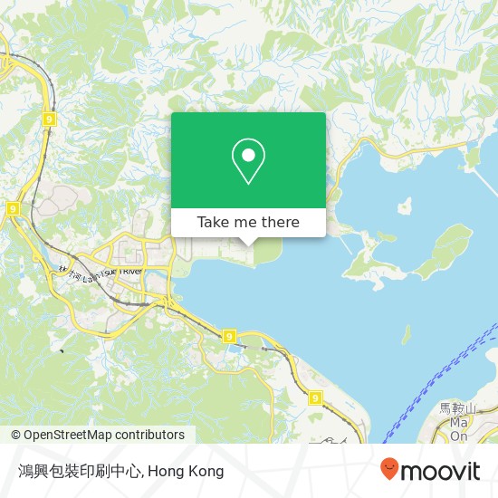 鴻興包裝印刷中心 map