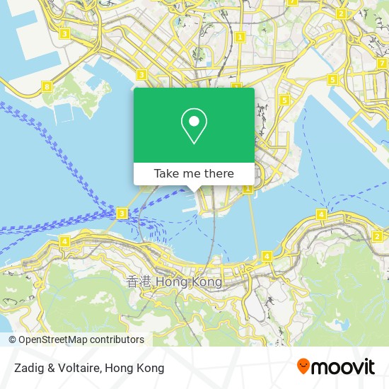 Zadig & Voltaire map