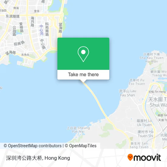 深圳湾公路大桥地圖
