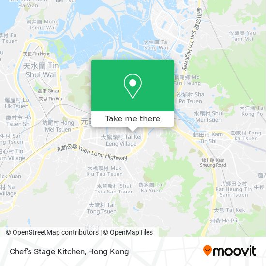 Chef’s Stage Kitchen map