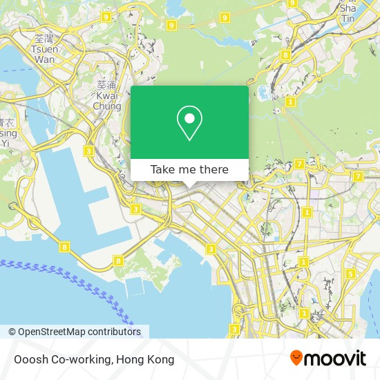 Ooosh Co-working map