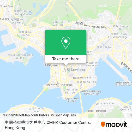 中國移動香港客戶中心 CMHK Customer Centre map