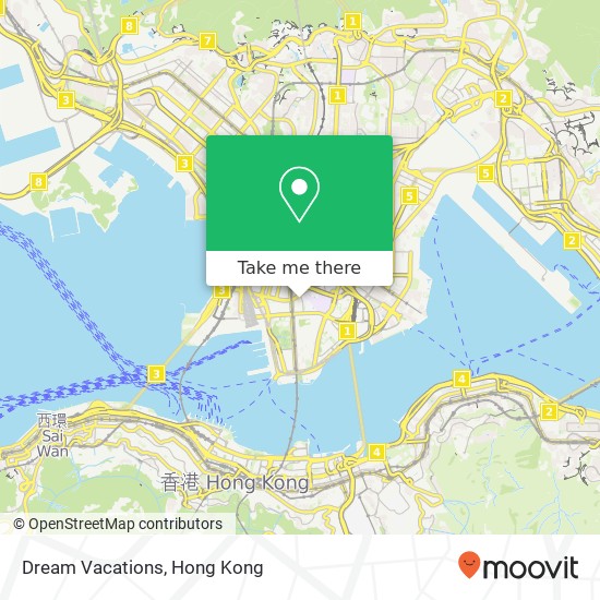 Dream Vacations map