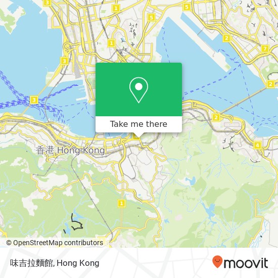 味吉拉麵館 map